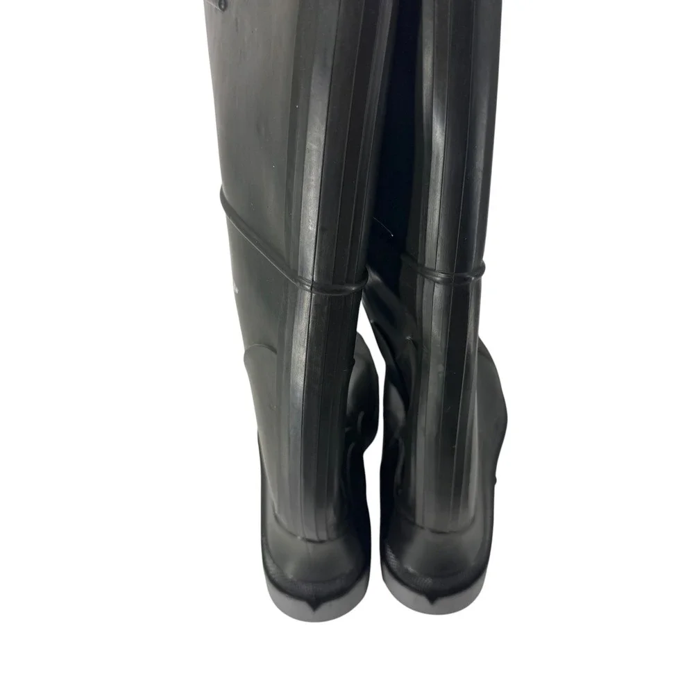 Dunlop Mens Steel Toe Waterproof Rubber Work Boots Black ASTM F2413-11 Size 9M